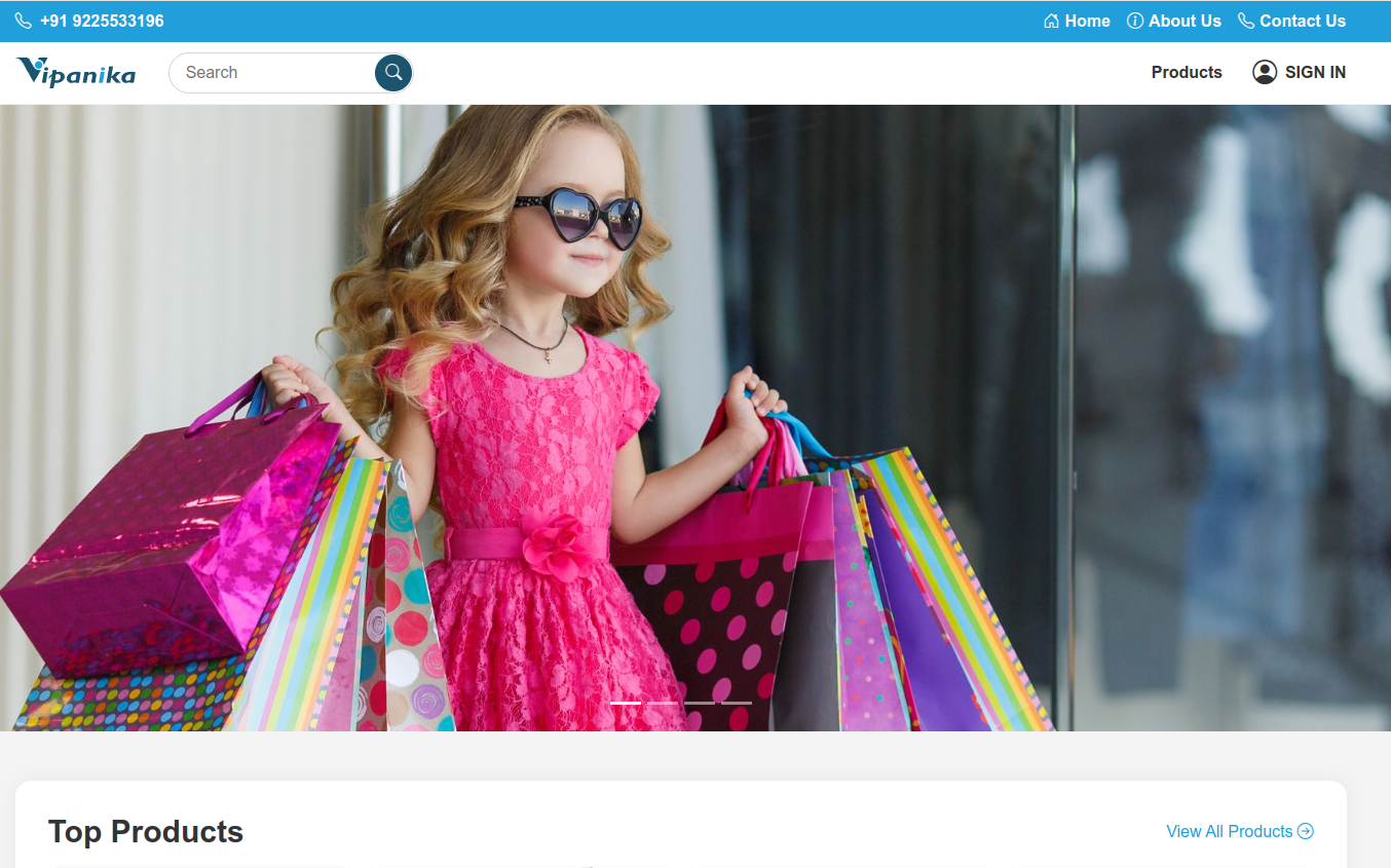 Vipanika eCommerce Platform